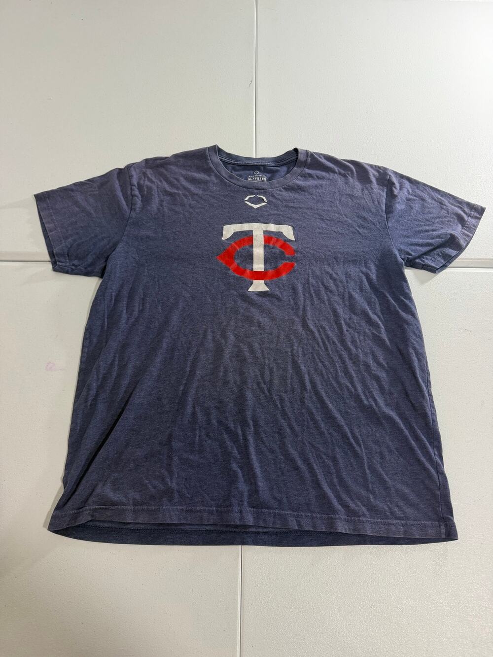EvoShield Minnesota Twins TC Logo T-Shirt Men's XL Navy MLB Baseball Tee